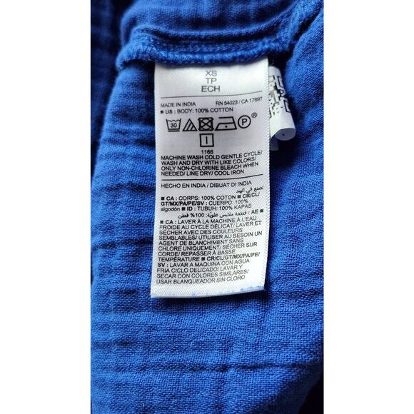 Old Navy Royal Blue Cotton Dress Women's XS A0047 - Picture 4 of 4